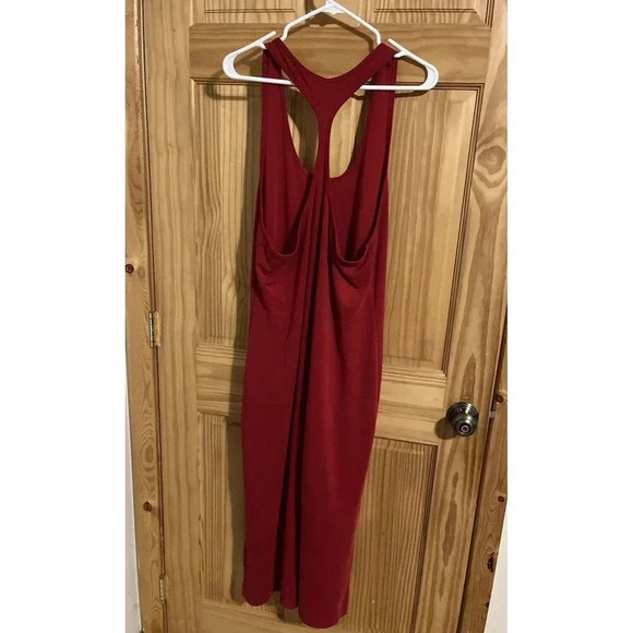 Fabletics Haute Red Cacey Racerback Maxi Dress 2X/XXL Minimalist Comfort Beach - Picture 4 of 4